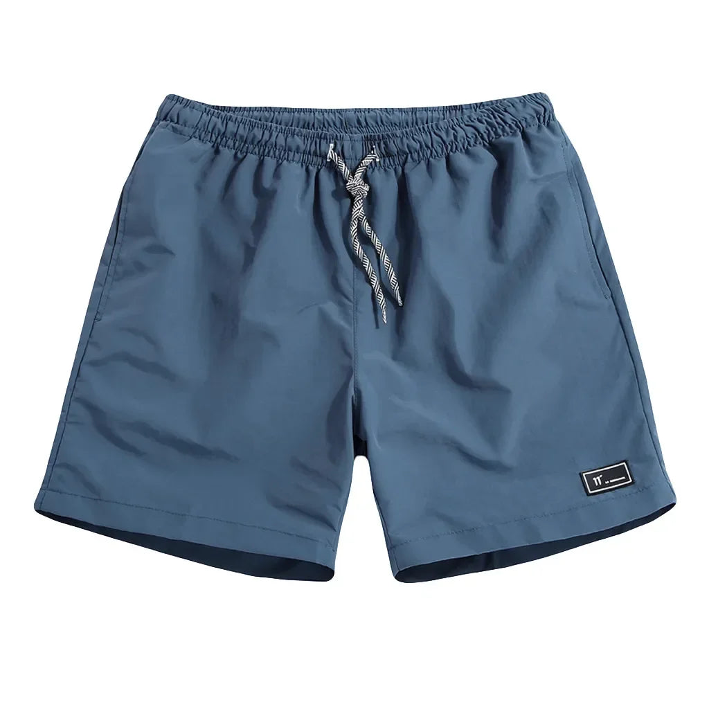 Summer Shorts Men Drawstring Short Pants Large Size Thin Casual Quick-Drying Printed Shorts Swim Surfing Beachwear Sports Cloth