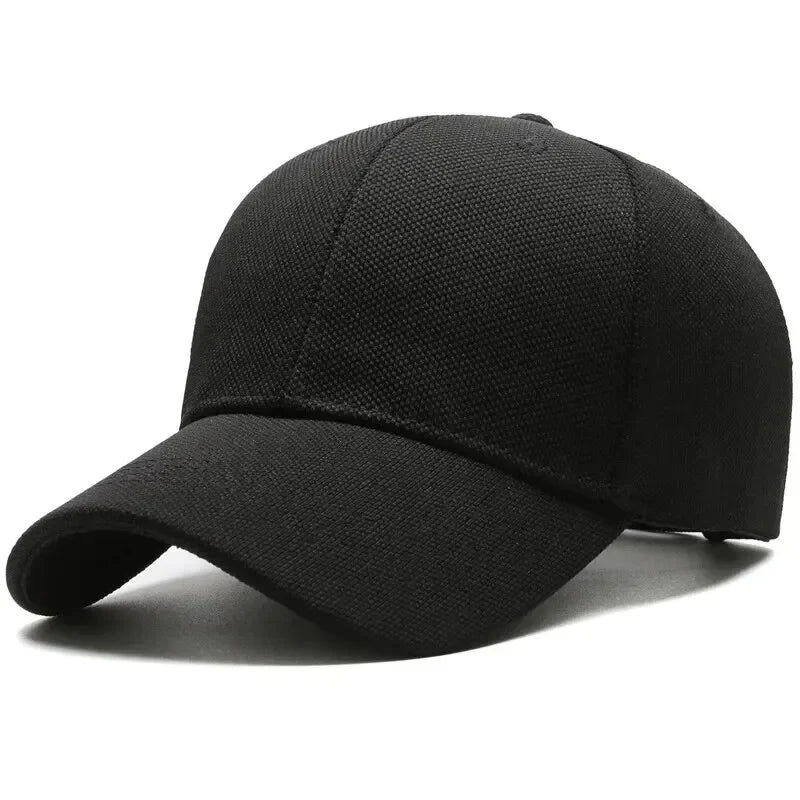Breathable Pineapple Cloth Simple Baseball Cap Men Casual Fashionable Sunshade Hat Women Duckbill Cap For Large Head