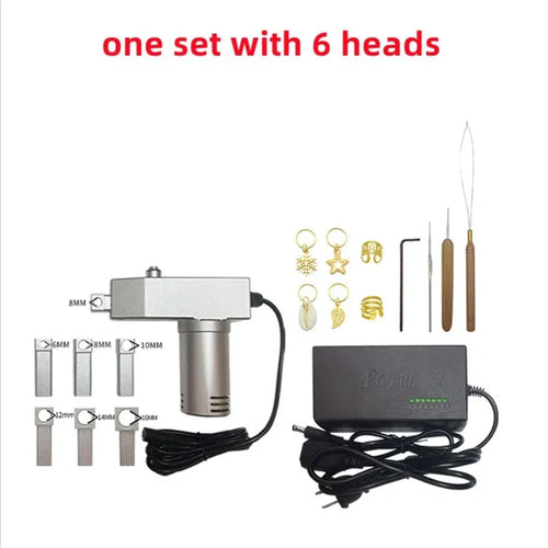 Automatic Dreadlock Machine,Portable Electric Dreadlock Machine Kit Handheld Instant Dreadlocks Maker Machine 7 Speed Adjustable