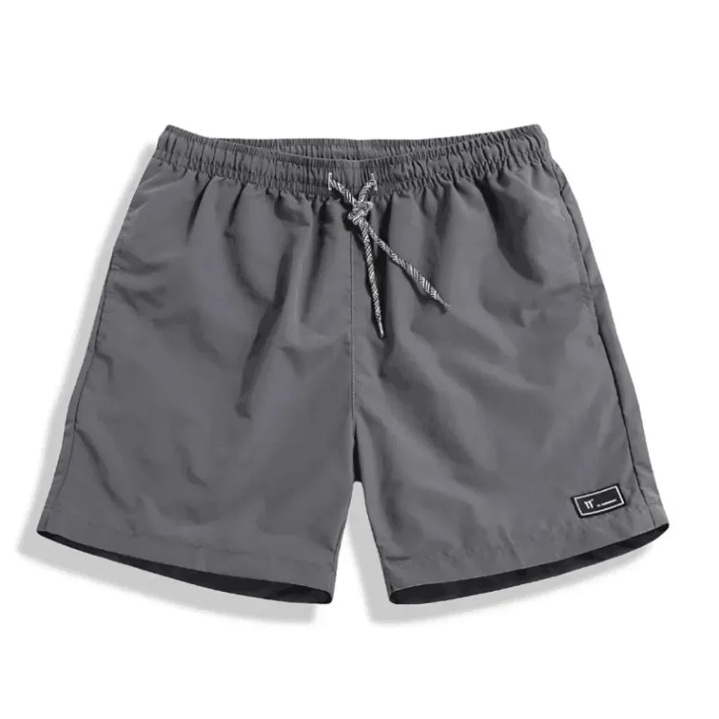 Summer Shorts Men Drawstring Short Pants Large Size Thin Casual Quick-Drying Printed Shorts Swim Surfing Beachwear Sports Cloth