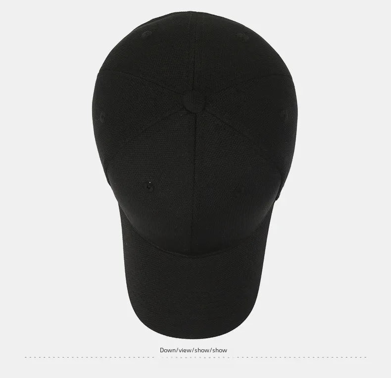 Breathable Pineapple Cloth Simple Baseball Cap Men Casual Fashionable Sunshade Hat Women Duckbill Cap For Large Head