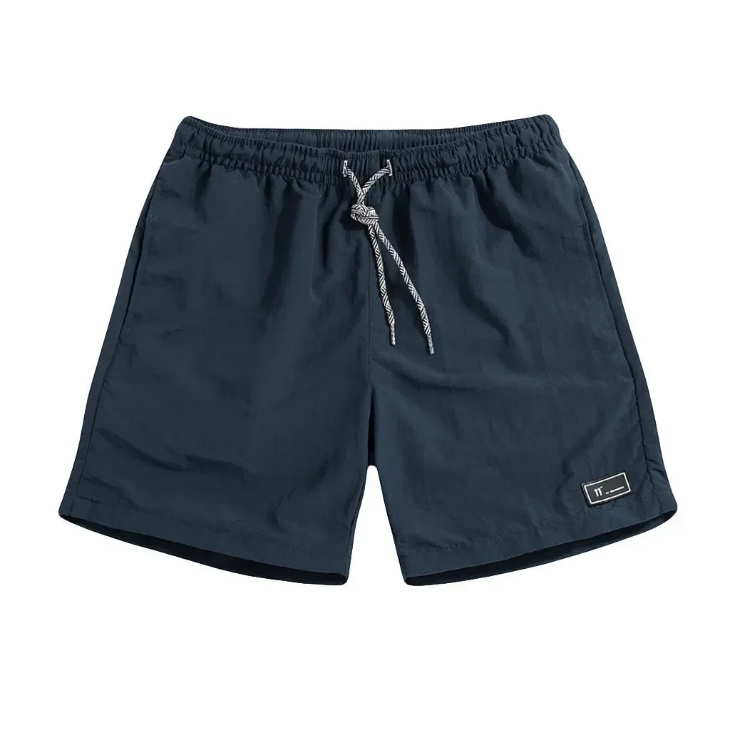 Summer Shorts Men Drawstring Short Pants Large Size Thin Casual Quick-Drying Printed Shorts Swim Surfing Beachwear Sports Cloth