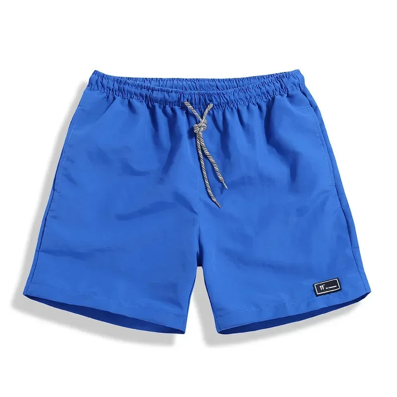 Summer Shorts Men Drawstring Short Pants Large Size Thin Casual Quick-Drying Printed Shorts Swim Surfing Beachwear Sports Cloth