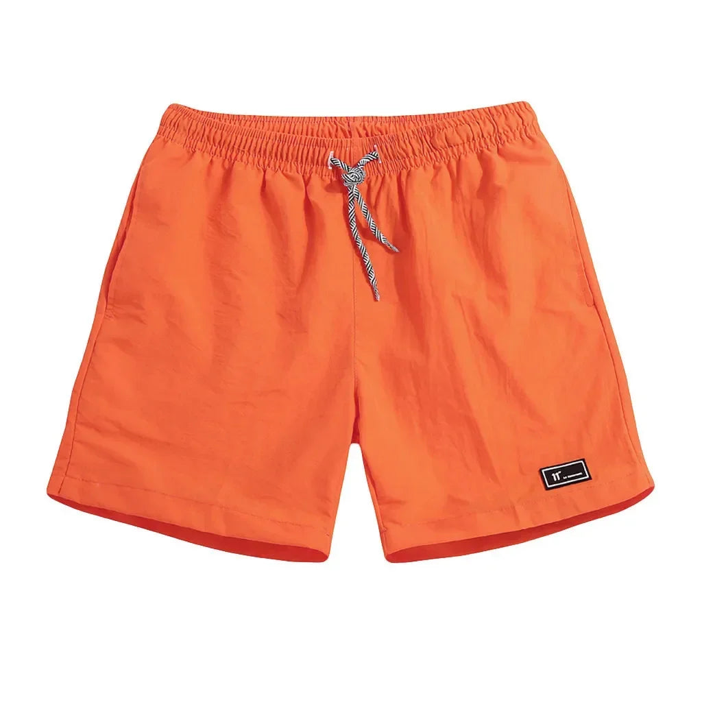 Summer Shorts Men Drawstring Short Pants Large Size Thin Casual Quick-Drying Printed Shorts Swim Surfing Beachwear Sports Cloth