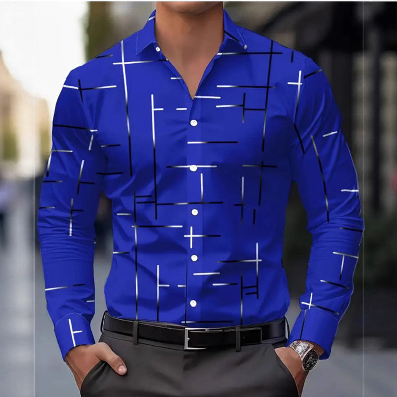 Men'S Printed Fashion Casual Shirt