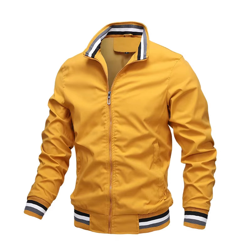 Fashion Men'S Windbreak Bomber Jacket Spring Summer Man Casual Outdoors Portswear Jacket Jackets for Men Coats Men Clothing