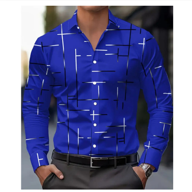 Men'S Printed Fashion Casual Shirt