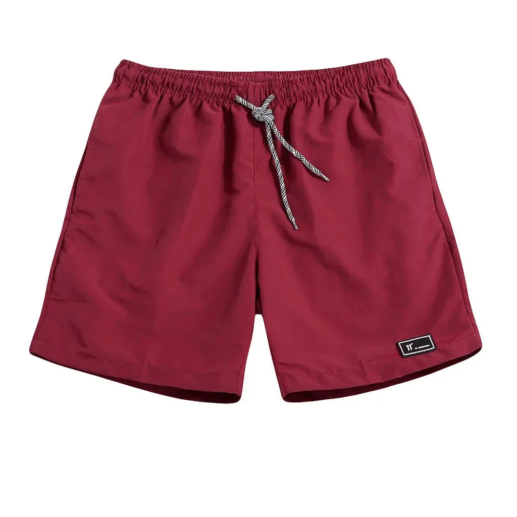 Summer Shorts Men Drawstring Short Pants Large Size Thin Casual Quick-Drying Printed Shorts Swim Surfing Beachwear Sports Cloth