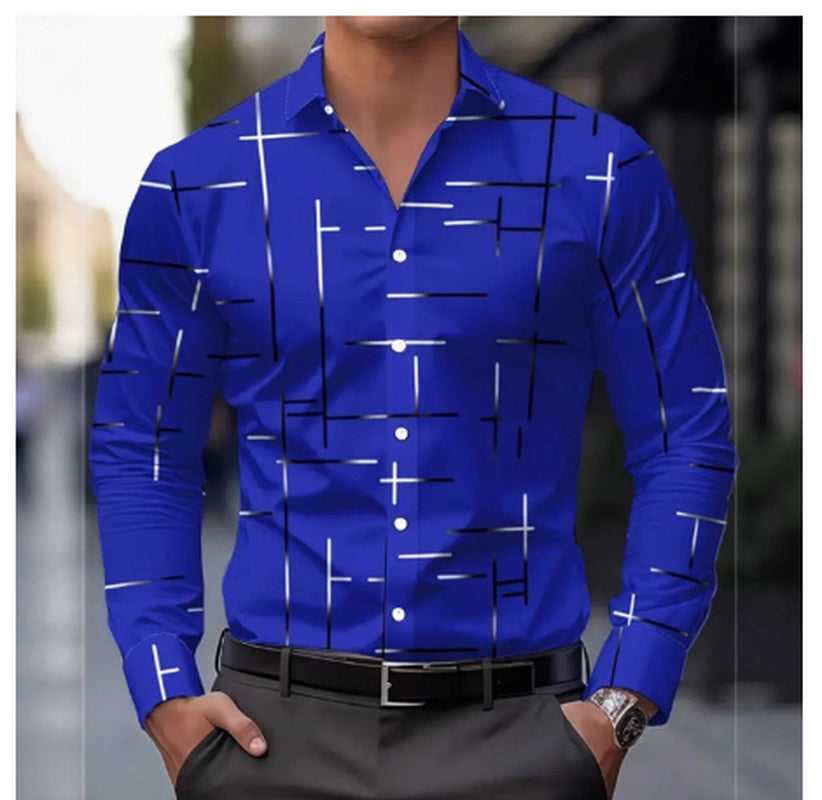 Men'S Printed Fashion Casual Shirt