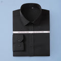 New Men'S Shirts Long Sleeve Dress Shirts for Men Slim Fit Social Business Blouse White Blue Office Shirt Men Clothing S-4XL