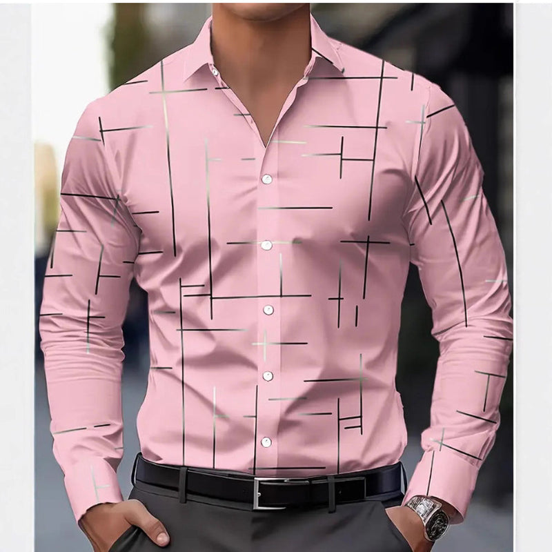 Men'S Printed Fashion Casual Shirt