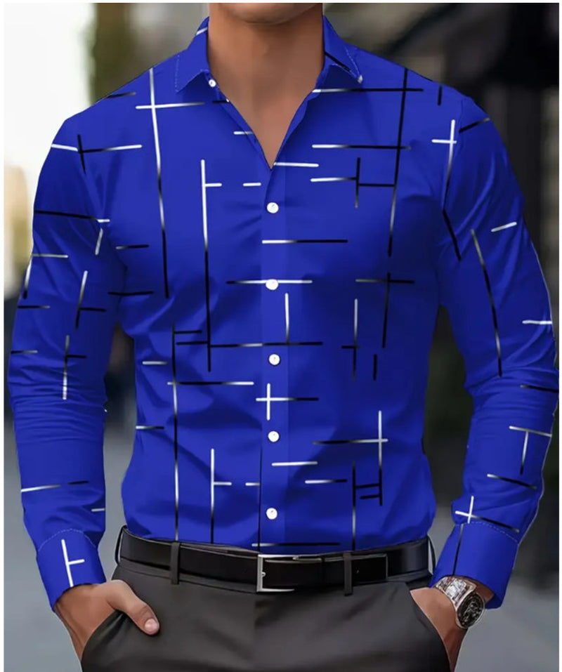 Men'S Printed Fashion Casual Shirt