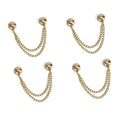4PCS Magnetic Clothing Clips Multi-Function Magnetic Strength Buttons Clips Pinless Brooch Clips for Women Clothes Cardigans