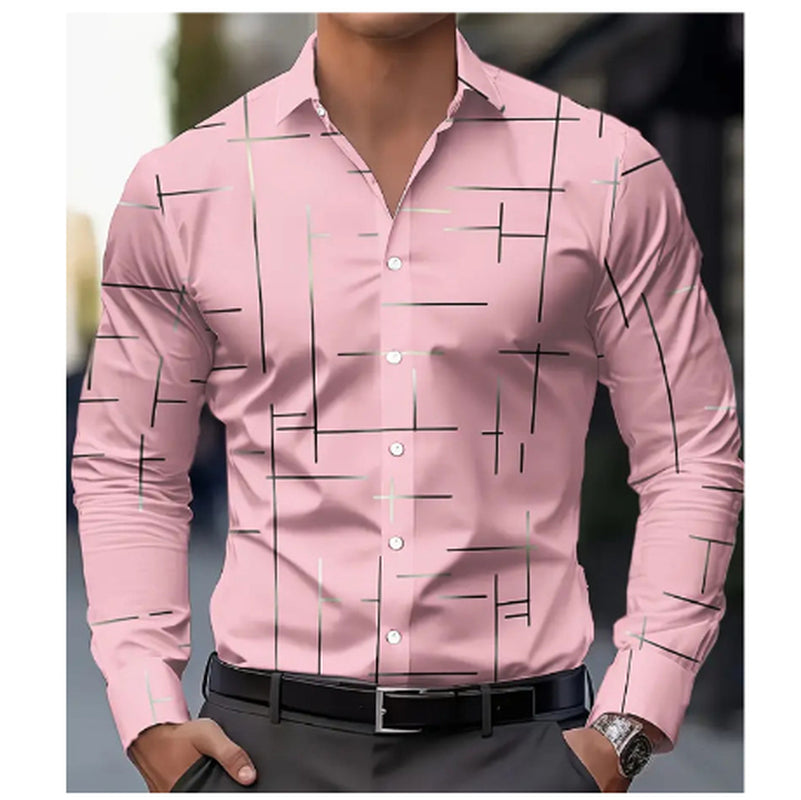 Men'S Printed Fashion Casual Shirt